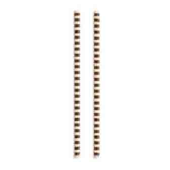 Dobla Mikado Stripe White/Dark Chocolate Sticks, 5.9" Long, 200 Count, Made with Finest Belgian Chocolate