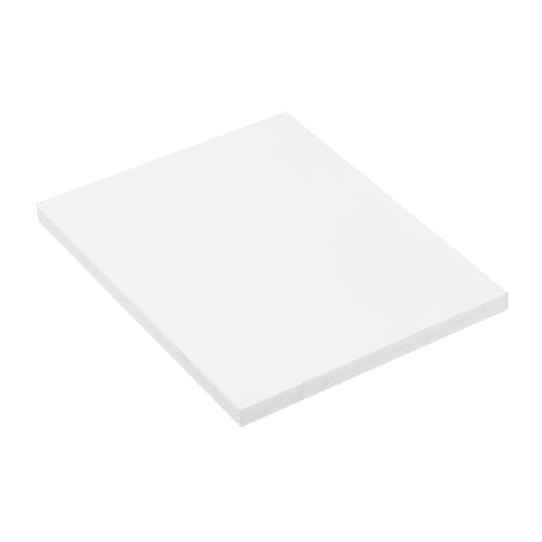 Image of Expanded PVC Plastic Sheet 1 /2 inch Thick, 8 inchx10 inch Lightweight Rigid Foam Sheet, [for Crafts Signage Displays Digital Screen Printing] - White / 1 Pcs