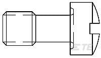 TE Connectivity/AMP Brand, 5747971-3-100Pack, MOUNTING Screw ZN PLTD