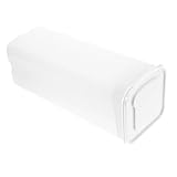 ARTSEWPLY Caja de Almacenamiento para Pan Compacta de PP con Tapa y Organizador para Pan Bollería y Pasteles Dispensador Reutilizable para Encimeras y Armarios de Cocina