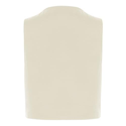 renvena Boys Formal Suit Vest V Neck Sleeveless Single Breasted Dressy Waistcoat for Toddler Kids2