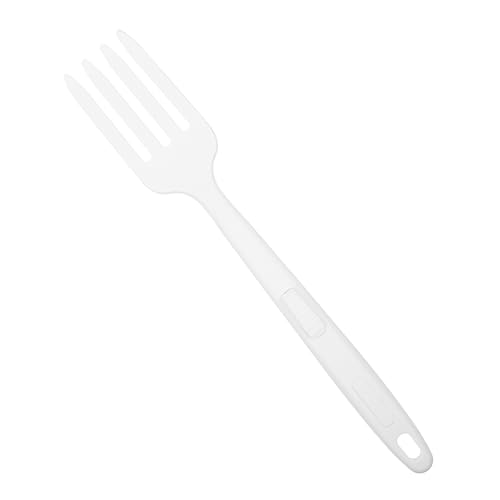 TOPPERFUN Forchetta in Silicone Per Cucina Resistente Al Calore e Flessibile Per Mescolare Insalata e Cucinare Spaghetti Utensile Da Cucina e Portatile