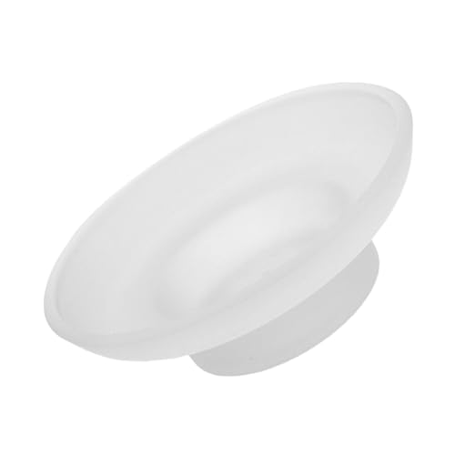 DEARMAMY Porte-Savon Verre Transparent Support Savon Polyvalent pour Salle de Bain et Cuisine avec Base Antidérapante Accessoire Décoratif pour Vasque et...