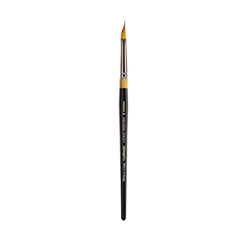 KINGART Premium Set de Pinceles Artísticos Original Gold 9900 Serie Miracle Wedge, Pelo Sintético Golden Taklon, Mango Corto, 4 Tamaños: 6, 8, 10, 12 miniatura 6