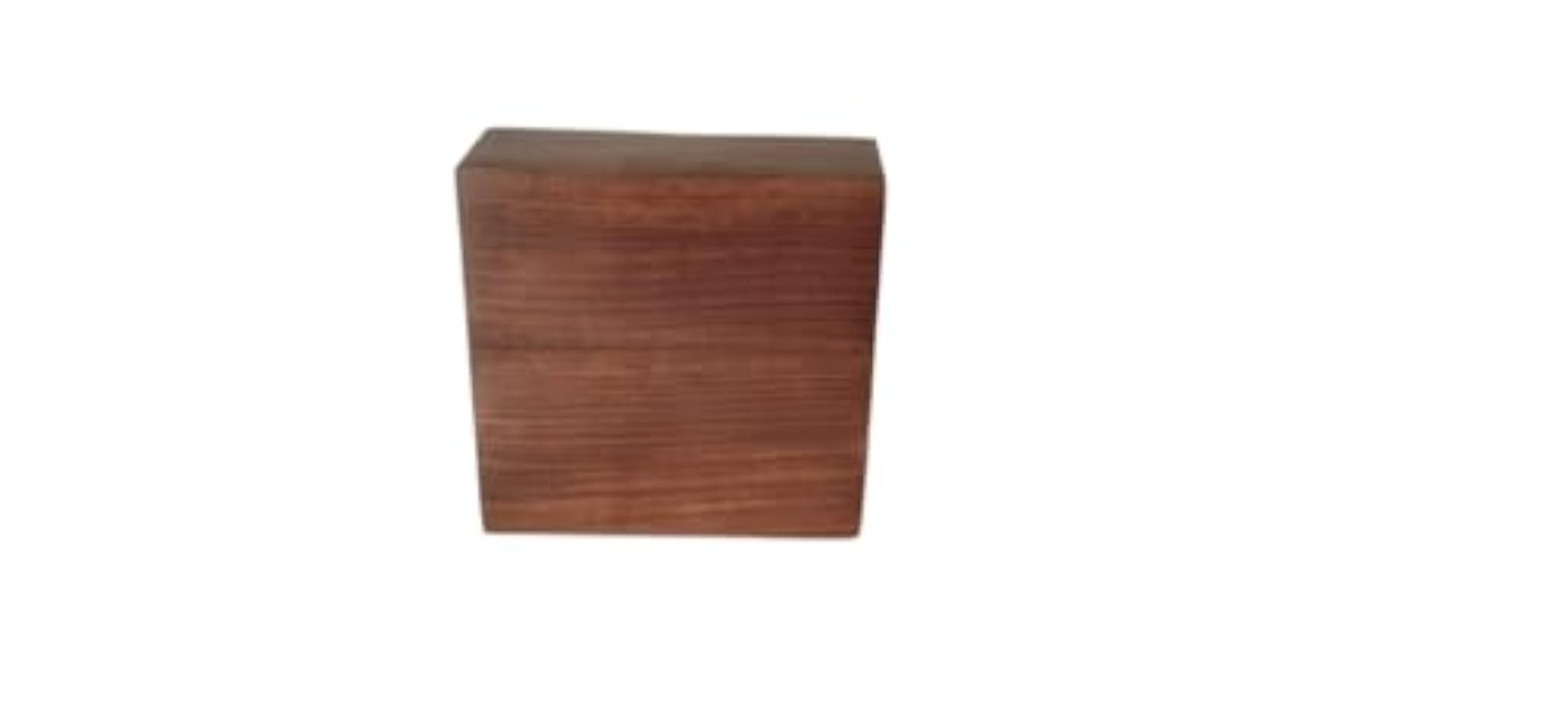 Handmade Wooden Square Ashtray with Stainless Steel Insert