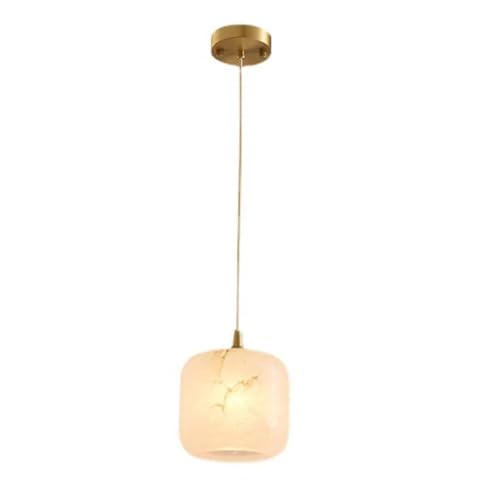 Lustre en cuivre Cloudstone, luminaire suspendu élégant en bronze poli pour chambre et salon