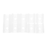 Material duradero: fabricados con materiales de pvc, estos clips están diseñados para soportar un uso prolongado sin desgaste, clips de luz de plástico, clips para tiras de luces LED