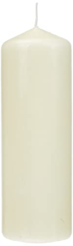 Bolsius Glatte Stumpenkerzen - Elfenbein - 8 Stück - 20 x 7 cm -...