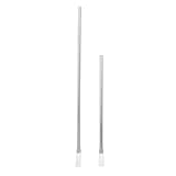 NUOBESTY 2pcs Stainless Steel Water Dispenser Pipe Food-grade Drinking Jug Straws for Camping Kitchen Office Portable Straws for Access