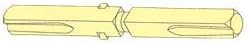 Baldwin 0525004 Spindle, Electro Plated Steel