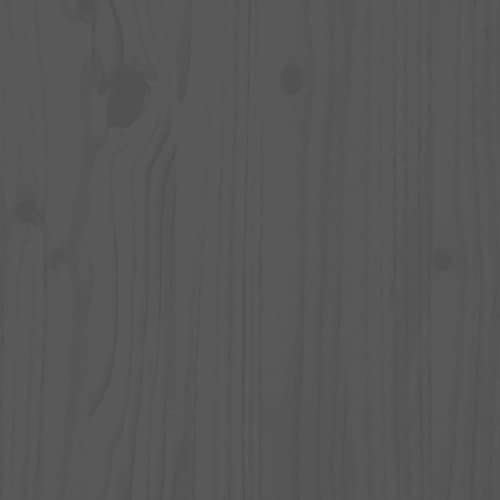 Vidaxl Cabinet, Wooden Sideboard With Doors, Accent Storage Cabinet For Living Room Dining Room Bedroom, Side Cabinet, Gray Solid Wood Pine #TOP7