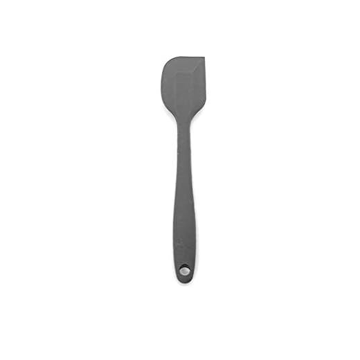 MOZCADA Cozinha Espátula de Silicone Reta, Cinza, 21.3 x 4.2 x 1.5 cm