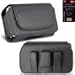 Leather Horizontal Case with Magnetic Closure fits Otterbox Commuter Case for the Samsung Galaxy S III