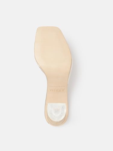 Image of AXIUM Transparent (Clear) Hourglass Heels, 3.5Inch
