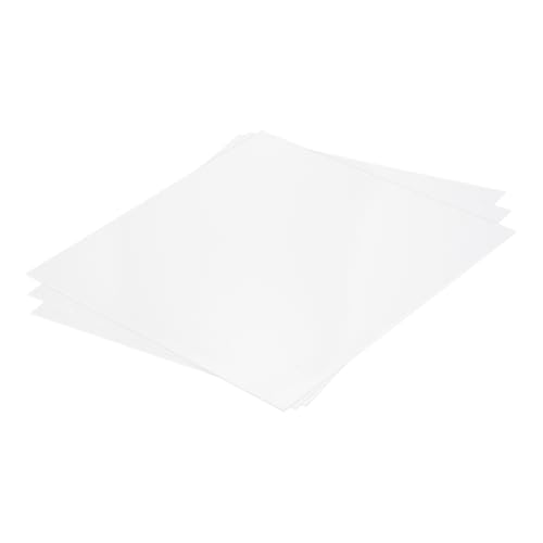 MECCANIXITY ABS Plastic Sheet 12 x 12 x 0.02 Inch ABS Styrene Sheets for Building Model DIY Crafts Panel White 3 Pcs