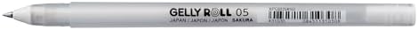 CANETA GEL GELLY ROLL - FINO 0.5MM - BRANCO - USO PROFISSIONAL
