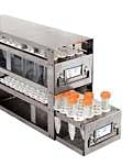 Research Products International Combo Freezer Drawer Rack for 15 and 50 ml Tubes, 16 x 5 1/2 x 10 Inches - RPI