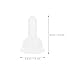 FONDOTIN Pet Feeding Bottle Nipples 8-Pack Silicone Replacement Nipples for Small Pets Including Puppies Kittens Rabbits Dogs Nursing Accessories