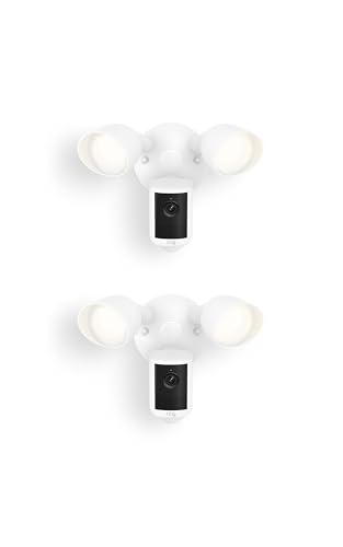 Ring Flutlichtkamera (Floodlight Cam), festverdrahtet(neueste Generation), Weitwinkel-Video in Retinal 2K, optimierter 6x-Zoom… – Ansicht 1