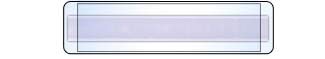 StoreSMART - Plastic Label Holder - Hook & Loop Back - 1" x 4" - Open Both Short Sides - 25-Pack - (PESPC2432SSV-25)