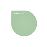 BUZZUFY Antistatische Werkbankmatte, weich, tropfenförmig, 165 x 165 mm, grün, Grün