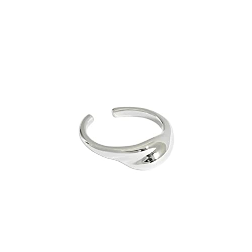 Pendientes de plata de ley 925 con estilo minimalista