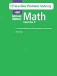 Paperback Holt Mathematics: Int Problem Solving Course 3 Book