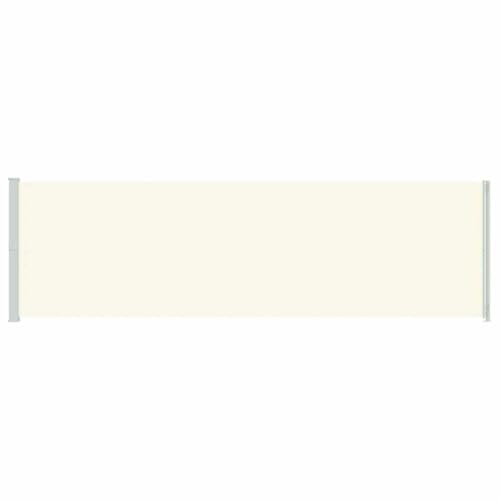 Store latéral extensible 180 x 600 cm brise-vent double face