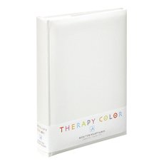 ナカバヤシ ファイル ポケットアルバム セラピーカラー 背丸 3段 プレーンホワイト TCBP-240-PW
