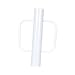 IEUDNS Fence Post Driver with Handles Hand Post Rammer Portable Versatile Accessory for Small Projects Carbon Steel 17.3inch Tall, White