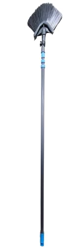 Easy Shopping Extra Long Telescopic Cobwebs Brush Broom Duster 360 Moveable Extendable 3.8 Meter Long Indoor & Outdoor Cleaning Solution