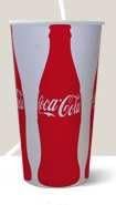 Dopaco 19671 Paper Cold Cup, Coca Cola Trademarked Design, 32 oz. Capacity (Case of 600)
