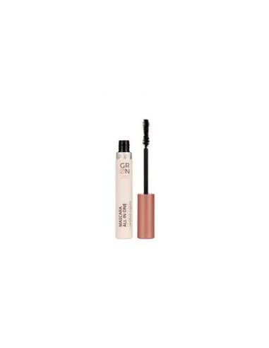 Grn shades of nature 30972 Mascara cosmetica biologica [GREEN] tutto in uno giada nera - tuttofare per ciglia belle - lucentezza delicata - volume, definizione - vegano - 9 ml