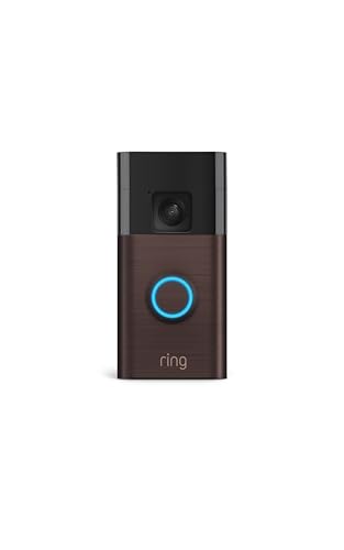 Ring Battery Doorbell (newest model), Home or business security with Head-to-Toe video, Live View with Two-Way Talk, and Motion Detection & Alerts, Venetian Bronze