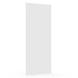 X57 Kühlschrankfront Möbelfront 19mm Frontplatte Unterbau- Einbaukühlschrank nach Maß (Lichtgrau, Wunschmaß)