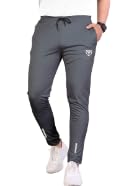 Men's Polyster Track Pant,Stylish Design Comfortable & Versatile Active Wear [Steel Grey-L]-image-28