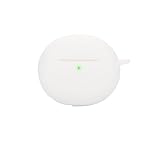 TINGYR Hülle Kompatibel mit Oppo Enco R3, Nahtloser Passformschutz, Stoßfest & Kratzfest, LED Sichtbar Kopfhörerabdeckung Kompatibel mit Oppo Enco R3.(Weiß)