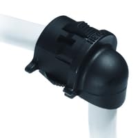 Heyco 1818 RDD 101-90 Black Strain Relief Bushing Right Angle (100 Pack)