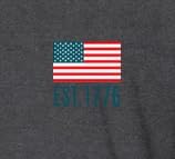 Mens American Flag Shirt 4th of July T-Shirt USA Flag 1776 Patriotic Tee Memorial Day Tops - Image 6
