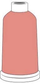 Hilo de bordado en rayón Madeira, bobina de 1100 yardas, color 1254 Beige Rosa