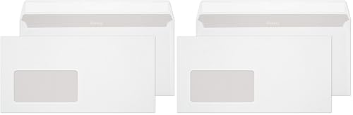 Enveloppes 75 g/m² avec fenêtre à gauche pour un adressage automatique