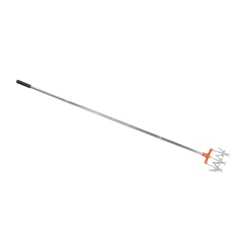 Sxhlseller Cultivateur Rotatif Manuel, Dents en Acier Inoxydable 3 Rougeur Interchangeable Tull Tull à Assembler pour la Pelouse