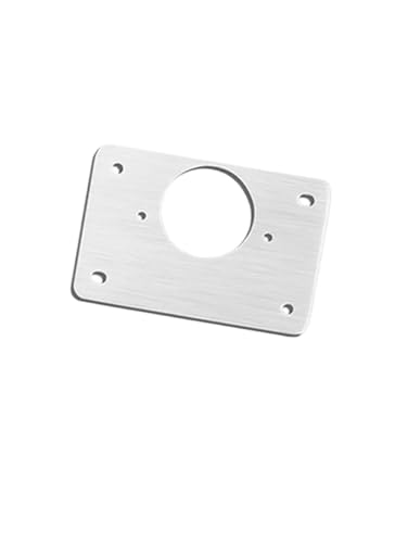 Mounting Plate Set Stainless Steel Hinge Fixing Plate Cabinet Door Maintenance Mounting Plate Restorer Installer Cabinet Hinge(1pc A B)