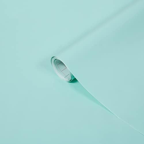 45cm x 1m up to 15m dc fix GLOSSY MINT GREEN sticky back plastic vinyl wrap film (200-3237) (45cm x 1m)