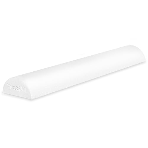 Image of Yes4All Medium Firm Half Foam Rollers for Post-Workout Relaxation, 12 /18 /24 /36 inch PE Foam Roll for Back Massage & Yoga Exercise