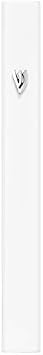 A&S Mezuzot Alumium Mezuzah Case in Silver Shin Design Weatherproof Door Mezuza Judaica Art for Home Blessing White, 6 Inches