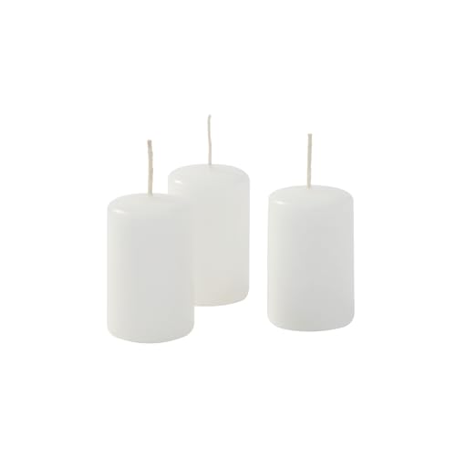 Velas marfil 4x5 cm