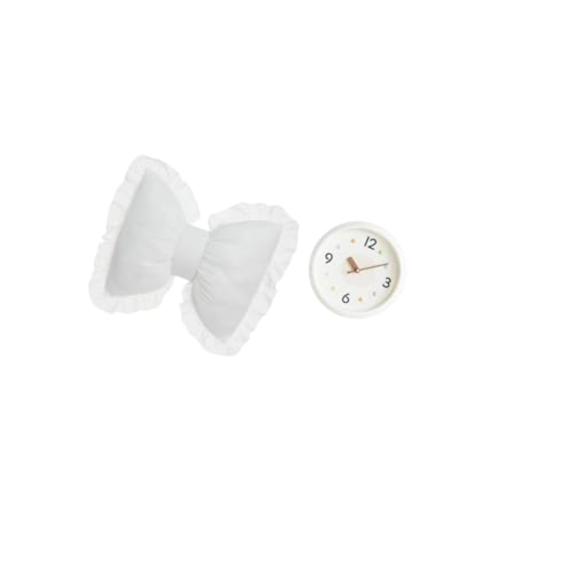 Modern Cushion and Decorative Wall Clock for Study Room