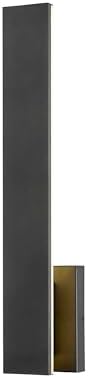 Z-Lite 5007-24BK-LED Stylet Outdoor Wall Sconce, side view