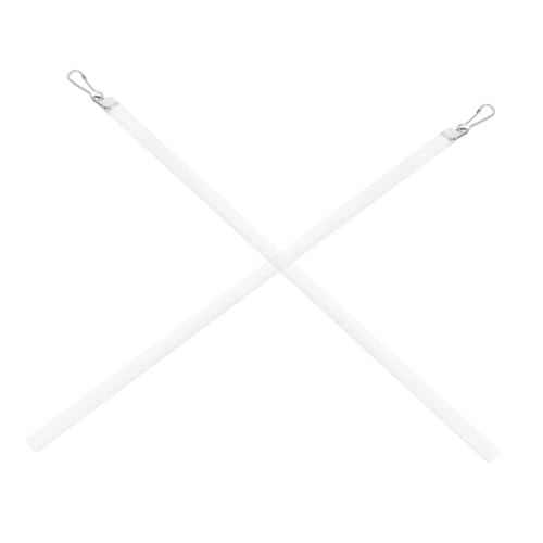 HOODANCOS 2Pcs Clear Acrylic Drapery Wands Curtain Pull Rods for Easy Operation for Various Curtain Ergonomic Design Convenient Installation for Home Office